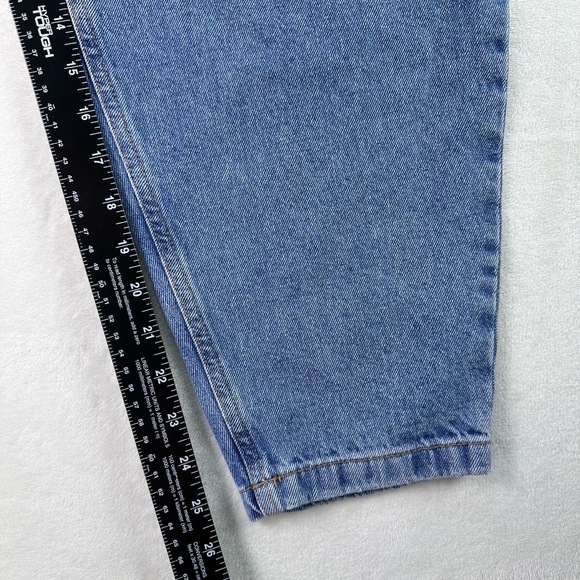 ZARA Paperbag Waist Tapered Jeans | High Rise Blue Denim | Women’s 4 - Picture 12 of 13